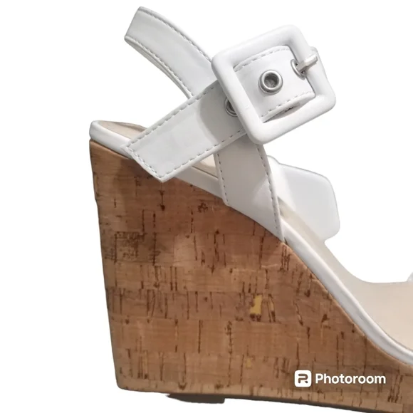 Marc Fischer Lukey Cork Wedge Sandal Size 8M NWOT - Picture 3 of 11